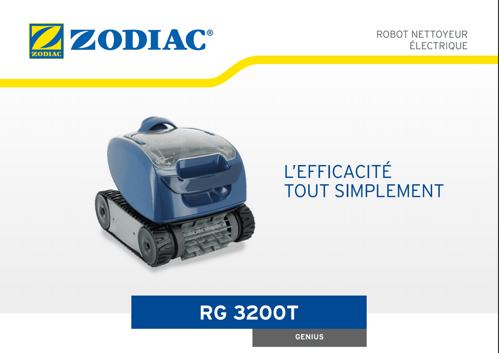 Robot eléctrique Genius PRO RG 3200T Zodiac
